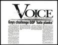 Clipping: [Clipping: Gays challenge GOP 'hate planks']