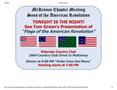 Thumbnail image of item number 1 in: '["Flags of the American Revolution" presentation by Tom Green at McKinney Chapter meeting]'.