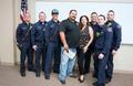 Photograph: [Firefighters at first responders awards ceremony]