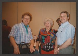 Primary view of object titled '[Merle Parker, Joyce Brown and Bill Ryan]'.