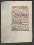 Thumbnail image of item number 2 in: '[Leaf from a 15th Century Breviary, French or Italian]'.