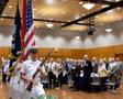 Photograph: [Naval ROTC at John Hurst reception, 2]