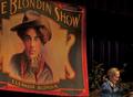 Photograph: [Woman speaks at Cowgirl Hall of Fame induction]