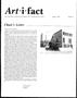 Journal/Magazine/Newsletter: Artifact: The Newsletter of Alumni and Friends of the Art Department,…