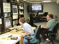 Primary view of [CMP staff in production control room, view from left, 2]