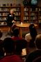 Photograph: [Gretchen Bataille speaks to Crownover students]