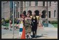 Photograph: [Volunteers in Flintstone costumes: Lone Star Ride 2003 event photo]