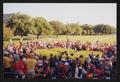 Photograph: [Closing ceremonies standing circle: Lone Star Ride 2001 event photo]