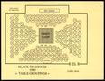 Text: [Dallas Dinner Committee table assignments and map]