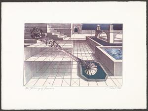 Primary view of object titled '[Retro perspective print series by Teel Sale; The Stirrings of Rococo]'.