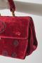 Thumbnail image of item number 3 in: 'Figured velvet handbag'.