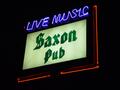 Photograph: [Exterior sign at Saxon Pub]