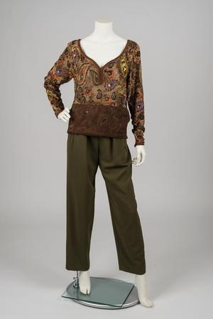 Primary view of object titled 'Embroidered blouse'.