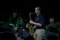 Thumbnail image of item number 1 in: '[Saxophone player at the Jazz Ambassadors Syndicate Performance]'.