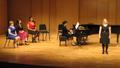 Primary view of [Singer performing with piano, Student recital during Jake Heggie's residency, 6]