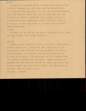 Primary view of object titled '[News Script: Brenda]'.