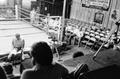 Photograph: [A view of the boxing ring at Gorman's Boxing Club]