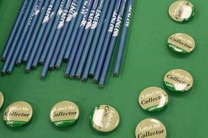 Primary view of object titled '[Pencils and buttons]'.