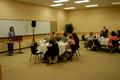 Primary view of [Kathy Dreyer speaks at SVCI training event]