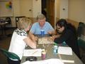Photograph: [Lisa Dicke and others compete in Scrabble Tournament]