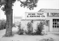 Thumbnail image of item number 1 in: '[Acme Tent and Awning Co. building]'.