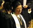 Photograph: [Honors graduate at Fall 2007 UNT Commencement]