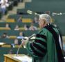 Photograph: [V. Lane Rawlins speaks at UNT Fall 2011 Commencement, 1]