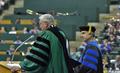Photograph: [V. Lane Rawlins speaks at UNT Fall 2011 Commencement, 2]