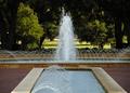 Photograph: [Library Mall fountains, 1]