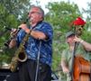 Photograph: [Man plays clarinet at Denton Arts and Jazz Festival 2012]