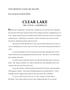 Text: Clear Lake: The Texas Caribbean