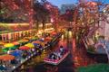 Thumbnail image of item number 1 in: '[Holiday lights at the San Antonio River Walk, 1]'.