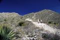 Photograph: [Man and woman hike trail in El Paso, Texas]