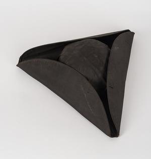 Primary view of object titled 'Tricorne hat'.