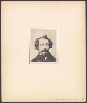 Primary view of object titled '[Portrait of Charles Dickens]'.