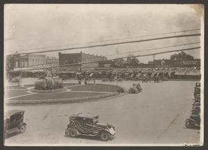 Primary view of object titled '[Cars parked in Alvarado, Texas]'.