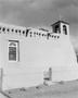 Photograph: [Side of the San Francisco de Asis Mission church]