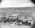 Photograph: [Houses in a valley in New Mexico]