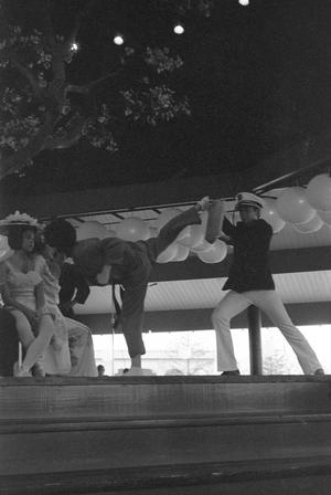 Primary view of object titled '[Karate Performance at Seven Seas Marine Life Park]'.