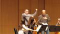 Photograph: [Peter Zazofsky and Michael Reynolds instruct Muir String Quartet Mas…