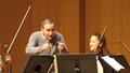 Photograph: [Peter Zazofsky instructs Sun Hye Oh at Muir String Quartet Mastercla…