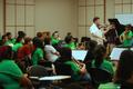 Thumbnail image of item number 1 in: '[José Hernández teaches 2013 Mariachi Aguilitas camp]'.