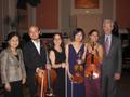 Photograph: [James and Elizabeth Scott with Bancroft String Quartet in Czech Repu…