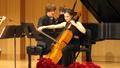 Thumbnail image of item number 1 in: '[Arsentiy Kharitonov and Babette le Roux perform Piano Trio No. 1 in D minor, Op. 63, 2]'.