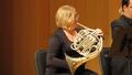 Thumbnail image of item number 1 in: '[Heather Suchodolski performs "Music for Brass Instruments"]'.