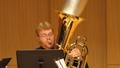 Photograph: [Jesse Orth performs "Music for Brass Instruments"]