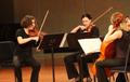 Photograph: [Bancroft Quartet performs String Quartet No. 61 in D Minor, Op. 76, …
