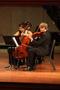 Photograph: [Students perform Piano Quartet in E-flat major, Op. 47, 2]