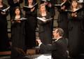 Thumbnail image of item number 1 in: '[Allen Hightower conducts the A Cappella Choir at "A Sacred Celebration," 1]'.