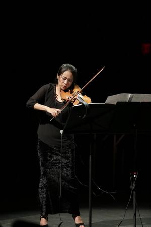 Primary view of object titled '[MingHuan Xu performs at 2015 International Computer Music Conference, 1]'.